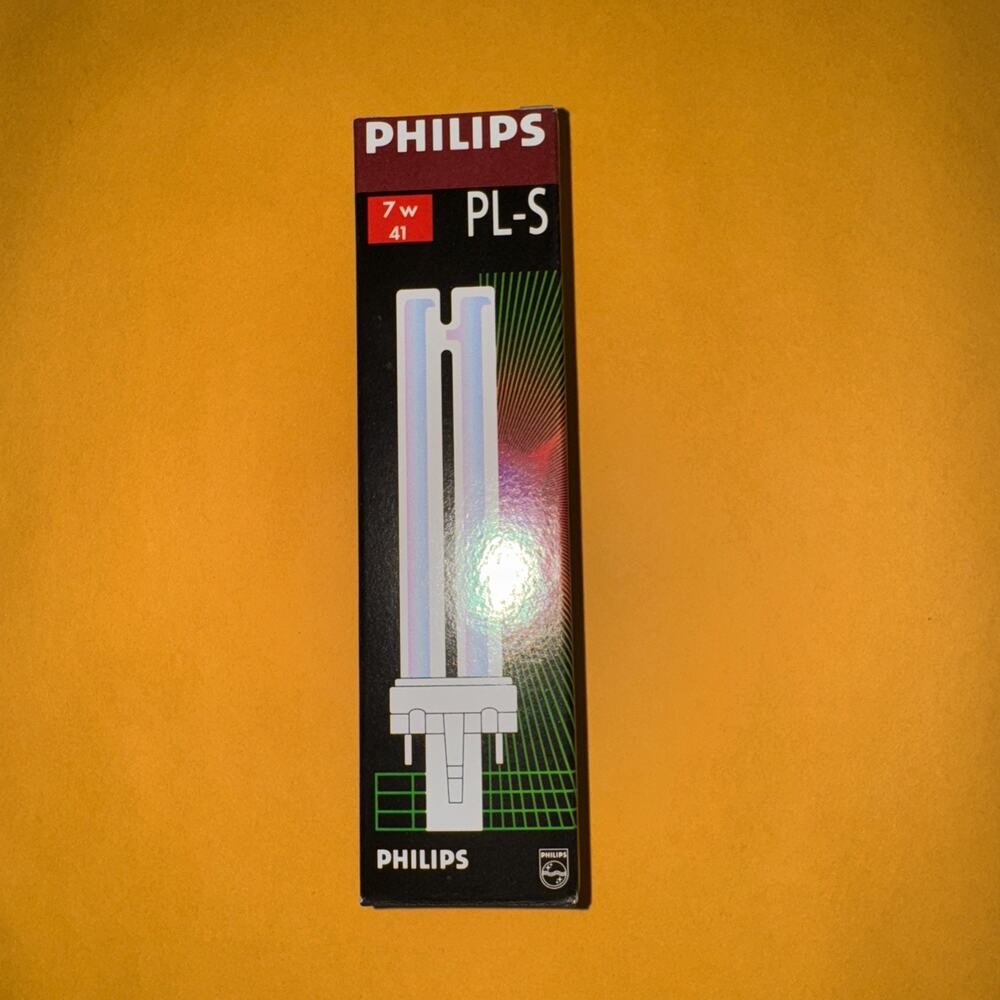 PHILIPS PL-S 7W 41 COMPACT FLUORESCENT LAMP